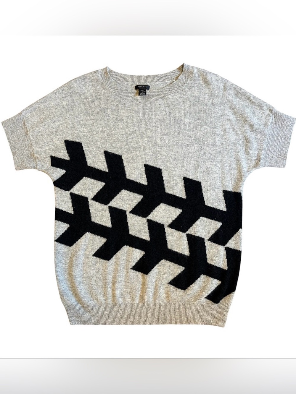 Only Mine 100% Cashmere Short Sleeve Sweater